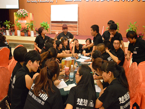 楚楚吊顶全国导购员培训大会--专题系列报道之营队篇