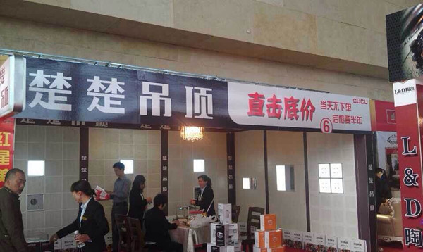 如皋楚楚吊顶建材博览会抢购风暴震撼全城