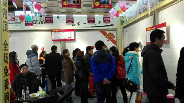 柳州楚楚吊顶超级腕家博会引爆全城